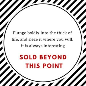 Sold beyond this point